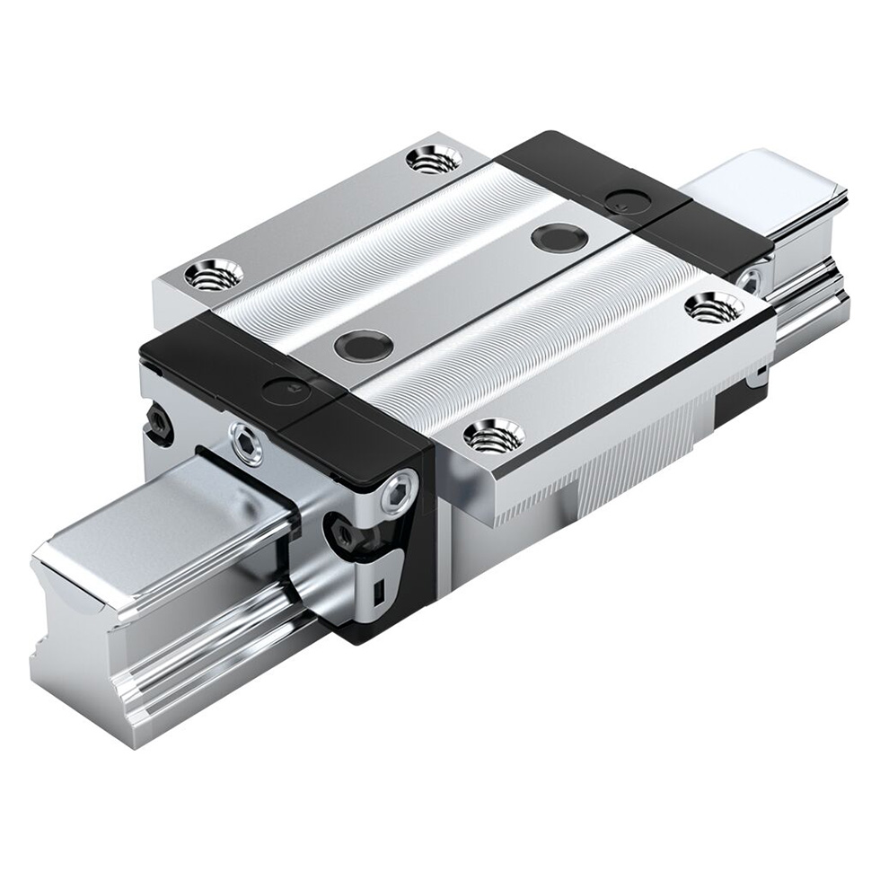 Rail guide with carriage