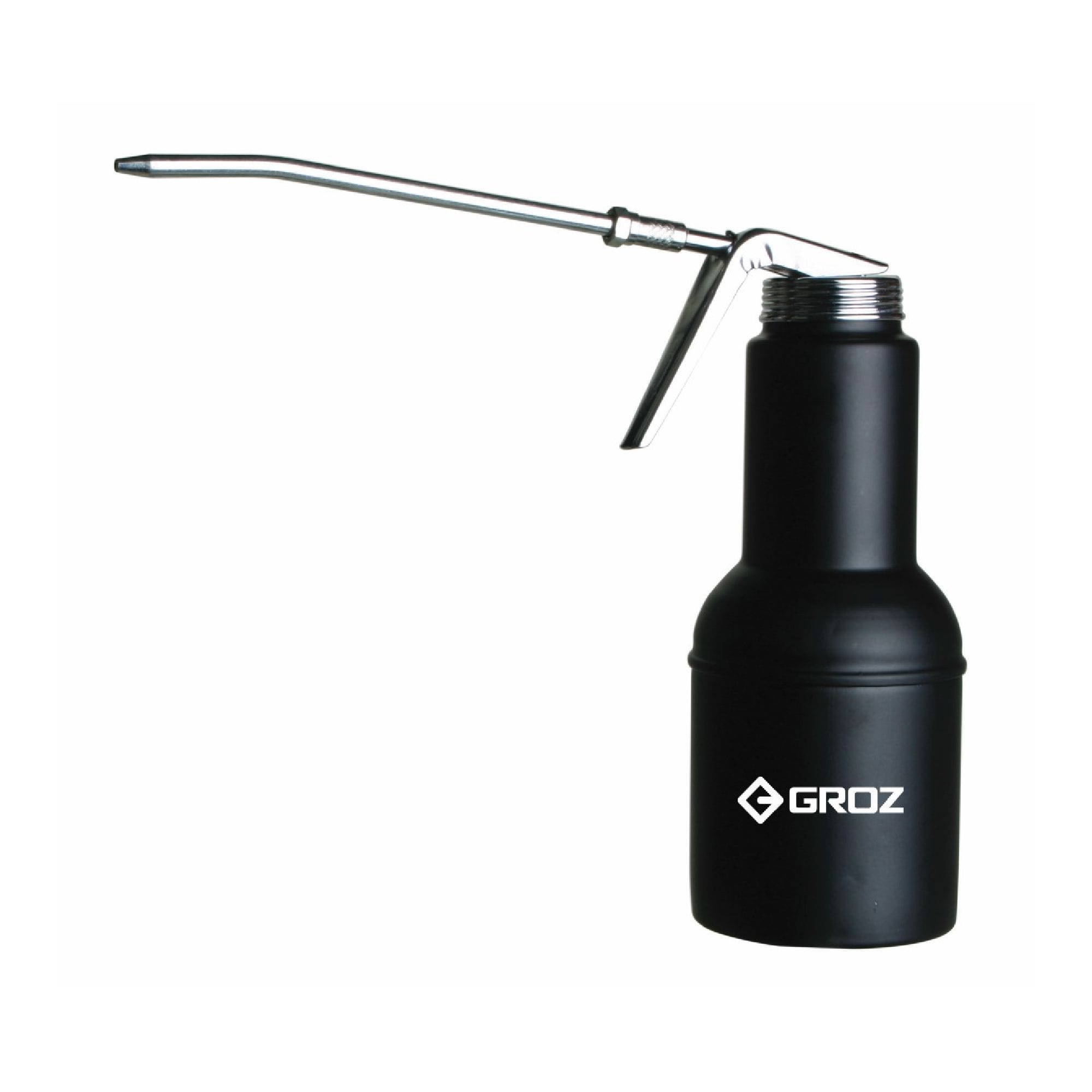 Oil Can Pistol type (Long Neck)500ml. Steel Pump, 6Chrome platedrigid ...